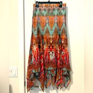 Vibrant Multicolor Bohemian Skirt